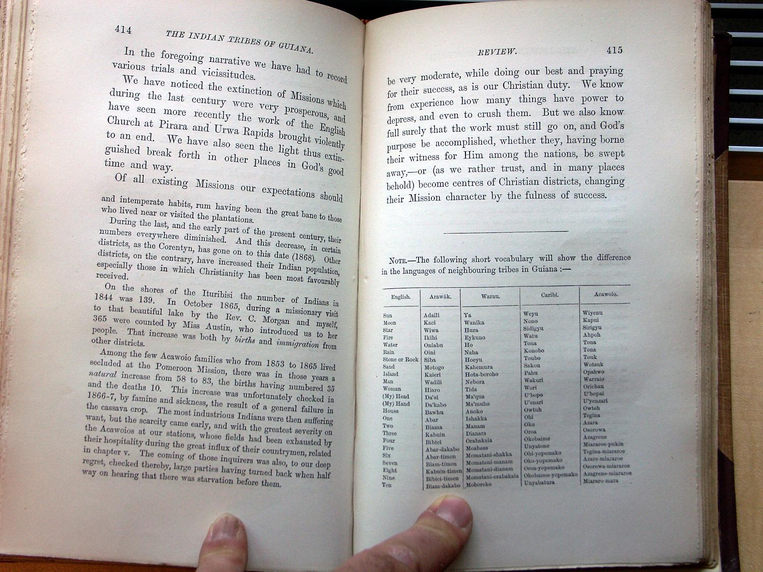 zz-bret68,s.414 sprachvergleich aruak warrau kariben acawaio